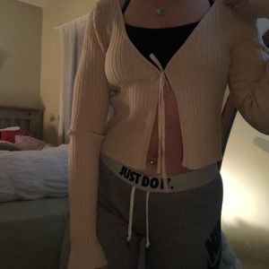 New without tags! Open tie cardigan